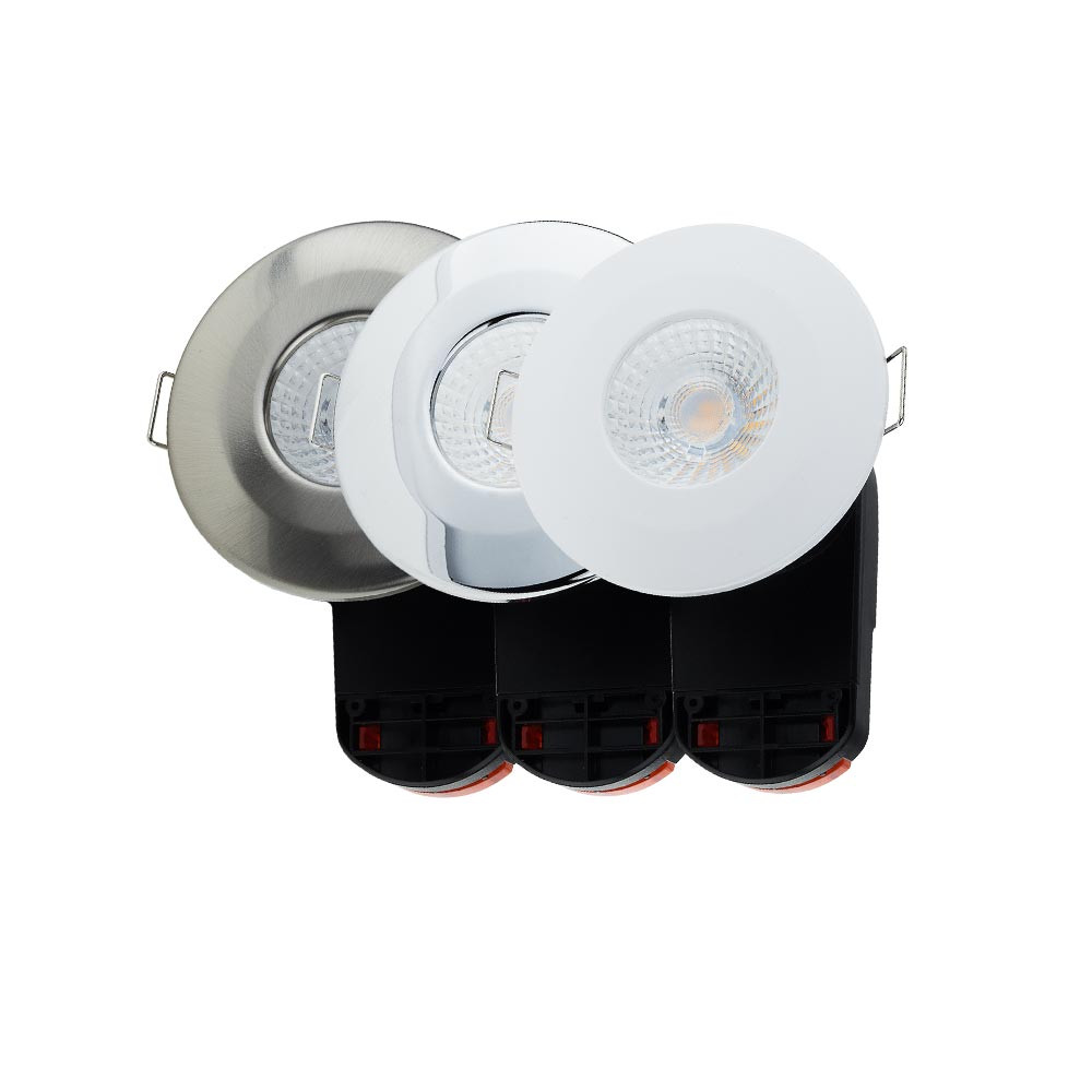 Firelock Led LED Fire Rated Fixture Interchangeable Bezel | Optonica LED
